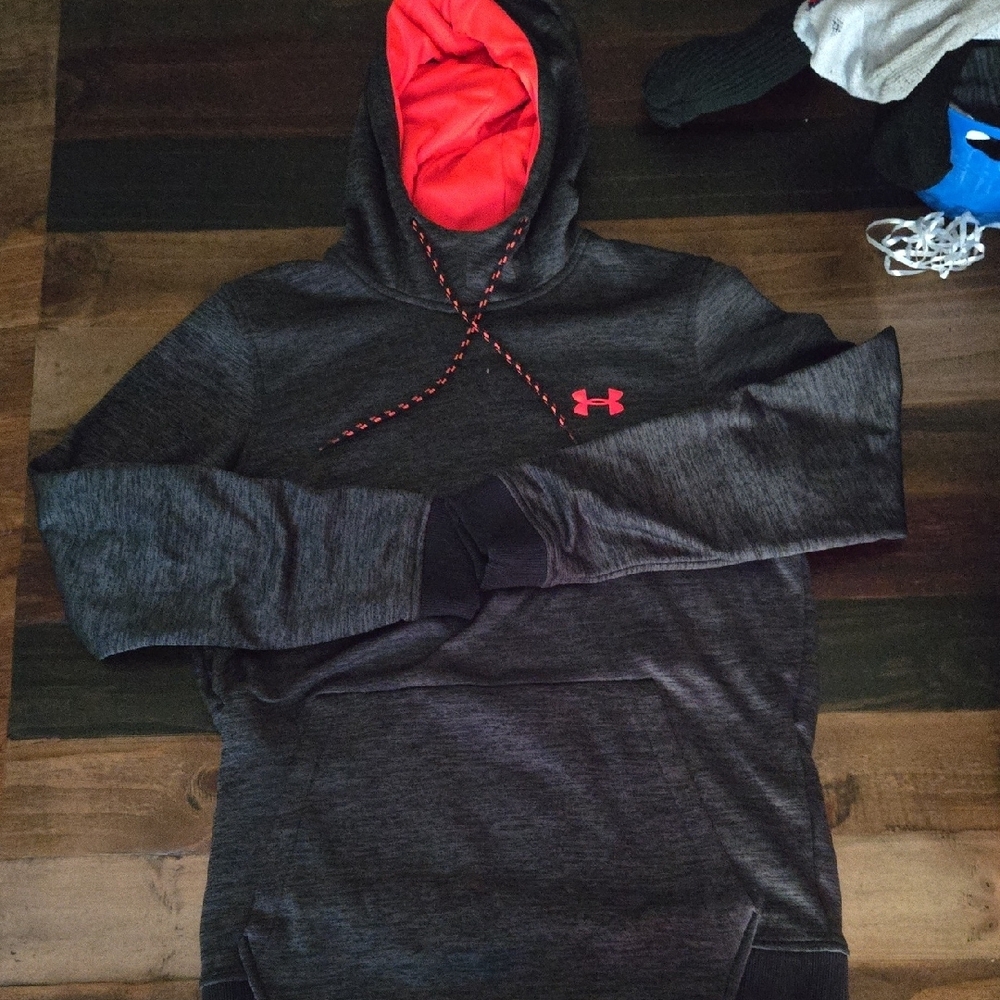 Under Armour Gray and Pink Sweatshirt Hoodie